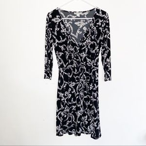 White House Black Market Patterned Midi Dress 8